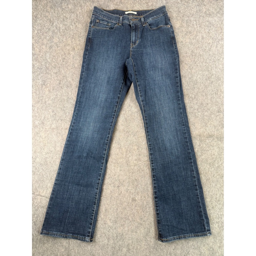 Levi's Classic Boot Cut Jeans Womens 4 Blue Denim Cotton Stretch Casual Trendy
